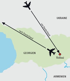 Reise nach Georgien